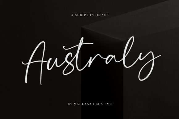 Australy: A Script Font for Editorial Design Excellence