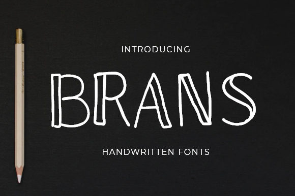 Brans: A Font That Breathes Life into Your Handmade Creations