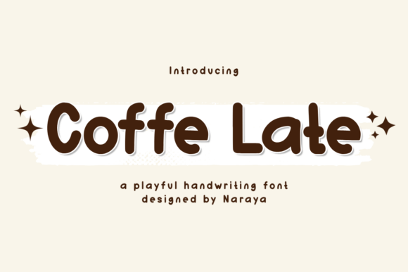 Coffee Late: A Font for Creative Expression