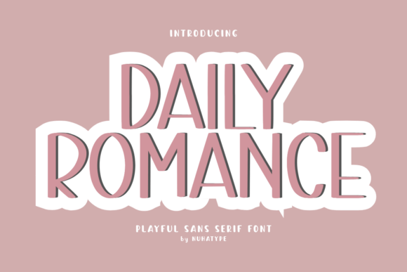 Daily Romance: A Warm Sans Serif for Editorial Design