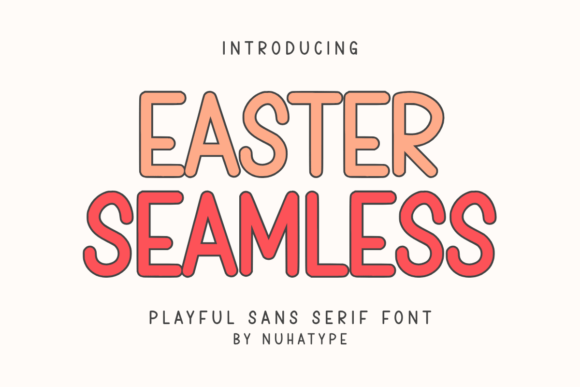 Easter Seamless: A Minimalist Font for Modern Digital Campaigns