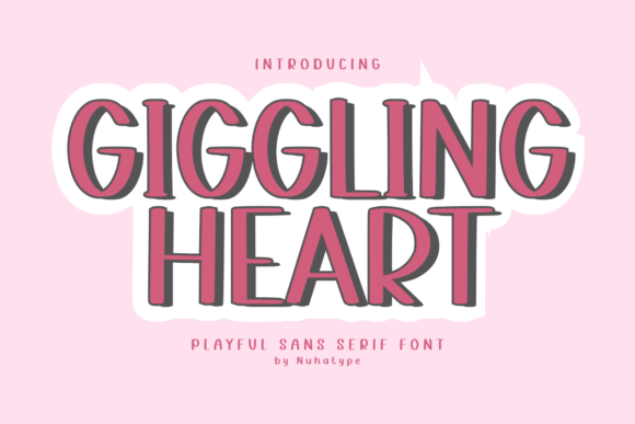 Giggling Heart: A Font for Warm, Handcrafted Editorial Design