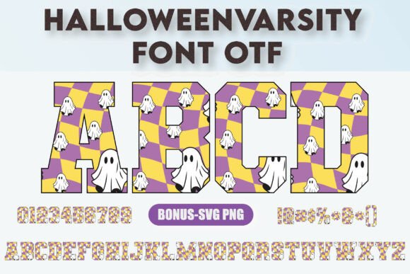 Halloween Varsity Font: A Spooky Twist for Editorial Design