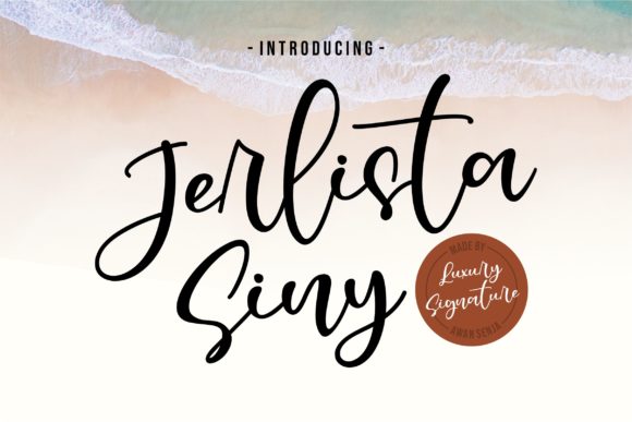 Jerlista Siny: A Script Font That Elevates Digital Design