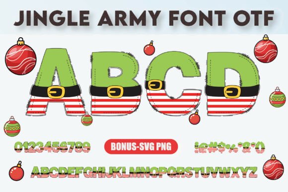 Jingle Army Font Review: A Festive Twist for Campaigns