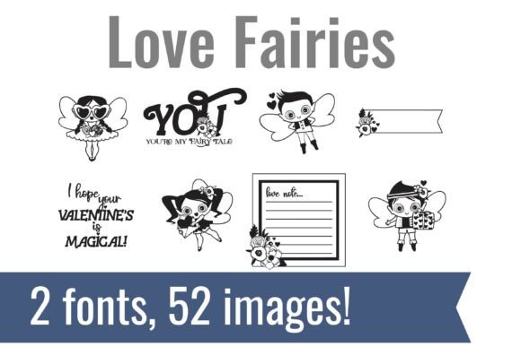 Love Fairies Dingbats: A Font for Whimsy and Editorial Grace