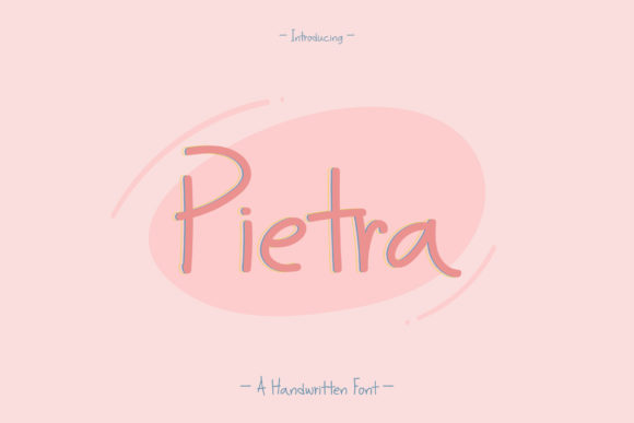 Pietra: The Handwritten Font That Elevates Your Digital Brand