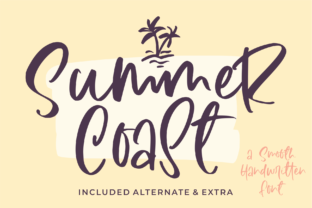 Summer Coast: A Handwritten Font for Creative Crafters