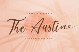 The Austin Font: A Handwritten Script for Creative Crafters