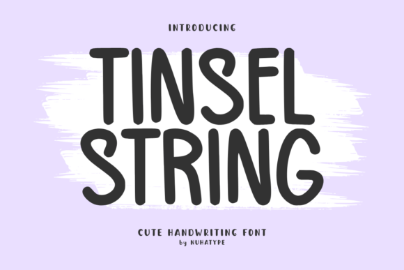 Tinsel String: A Warm Handwritten Font for Branding Projects