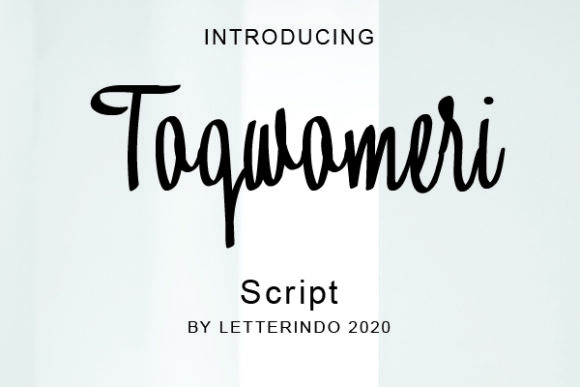 Toqwomeri: A Handwritten Font for Editorial Design and Creative Expression
