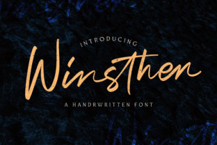 Winsthen: A Friendly Handwritten Font for Editorial Design